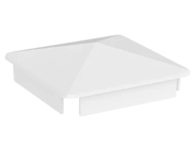 Internal vinyl fence post cap