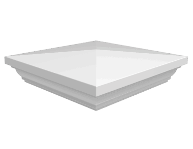 New England vinyl fence post cap